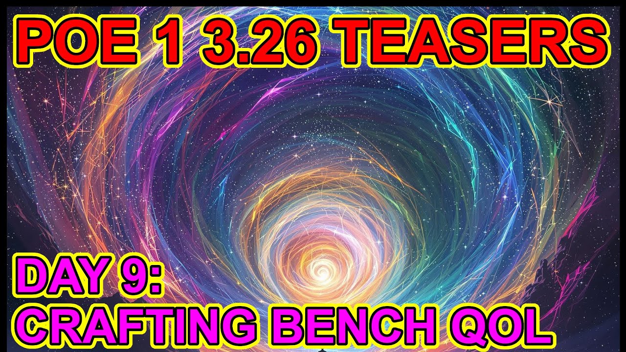 POE 1 3.26 Day 9 Teasers: Crafting Bench QOL - Path Of Exile 1 Secrets of the Atlas