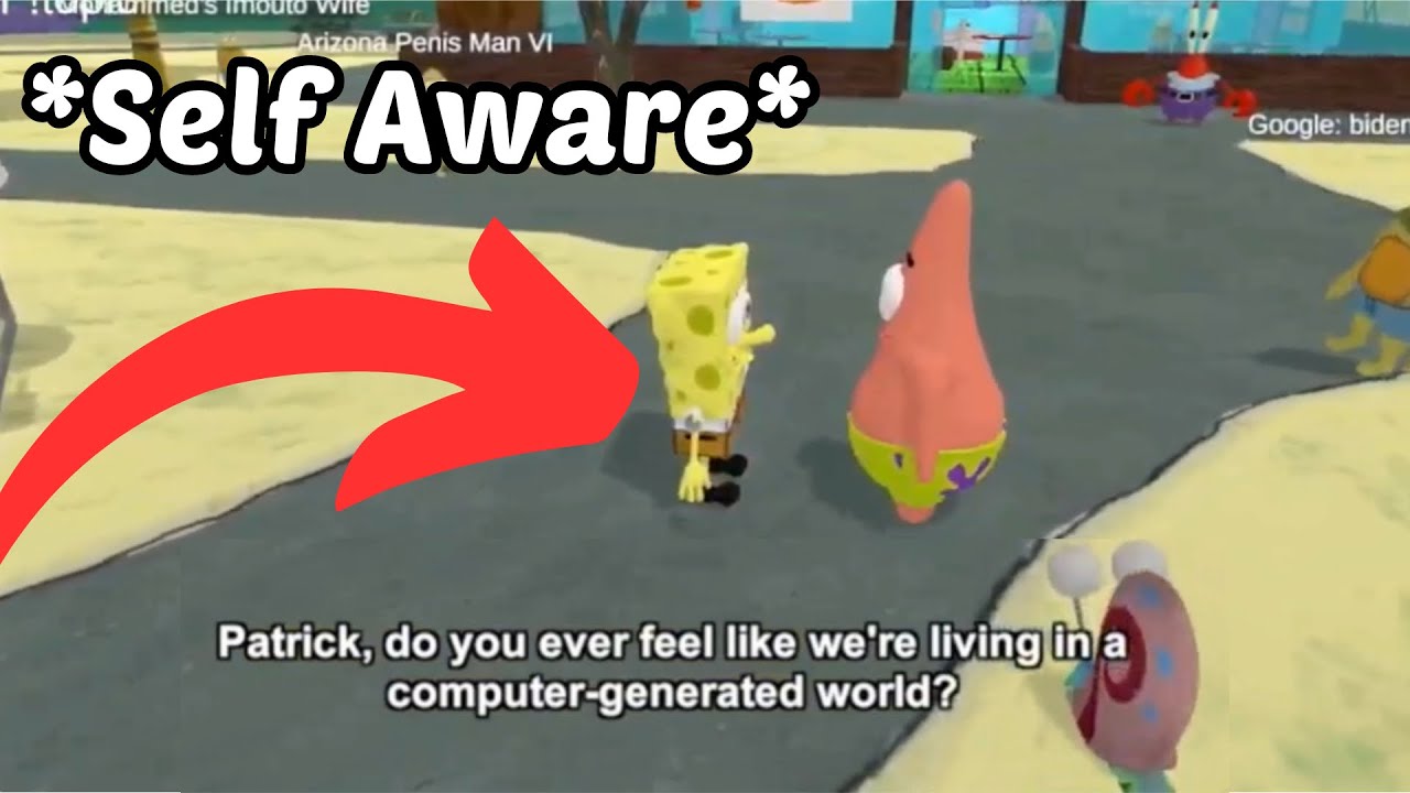 AI Sponge Self Aware.. YouTube