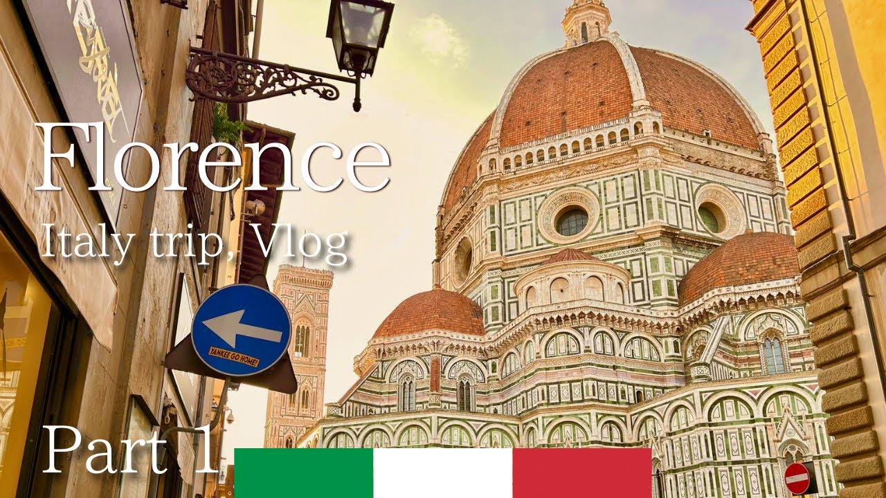 【イタリア旅行】ローマ→フィレンツェ🚄 絶景の移動と感動の街歩き✨ドゥオーモが美しすぎた！ フィレンツェ編 Part1 #vlog #italytravel #イタリア 