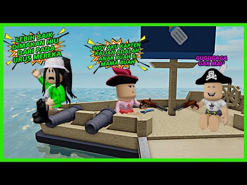 Vlog Dede Darlung & Dede Darjun Jadi Bajak Laut - Roblox Indonesia