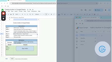 How to Create a Button in Google Sheets