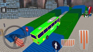 Bus Parking Game All Bus Games | Executive Green Bus - Part1 | Driving Simulator | Parking Simulator screenshot 3