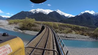 Cass to Otira  Locomotive Engineers View Southern Alps NZ