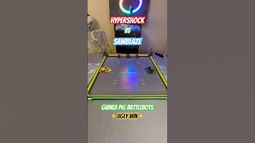 Hypershock vs Sawblaze  ⚡️Ugly Win⚡️  #hexbugbattlebots #hexbugvideos #battlebots #channel