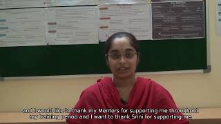 Susmitha testimonial | Intern software developer | Rohabini Technologies