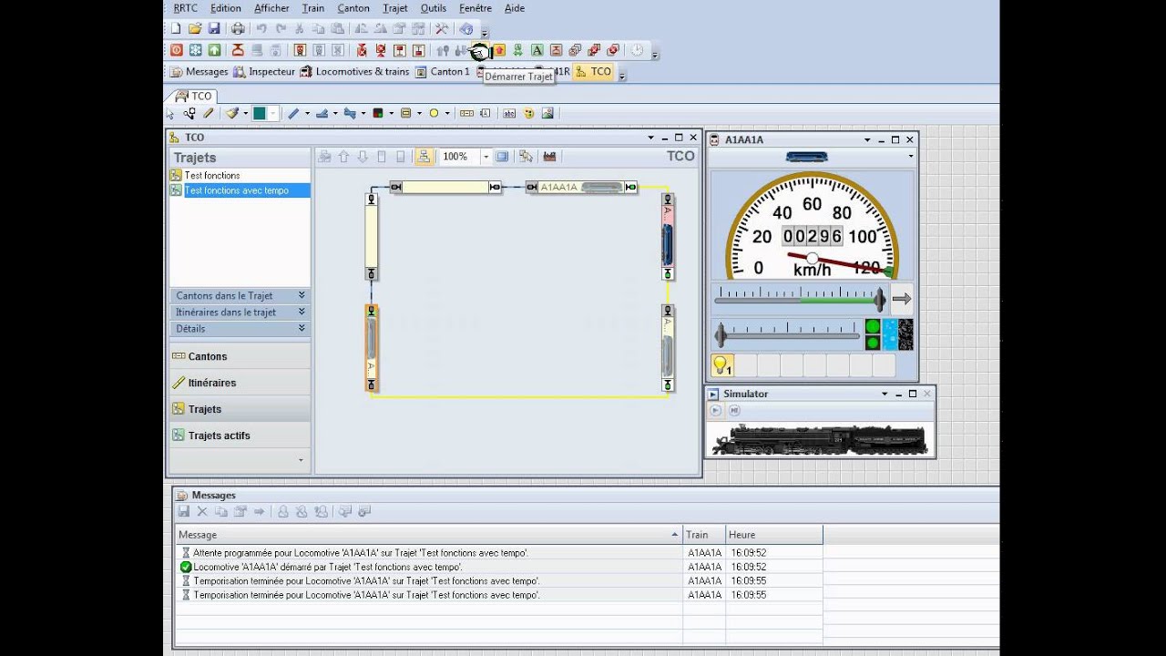 Systèmes et dispositifs de contrôle avec Traincontroller