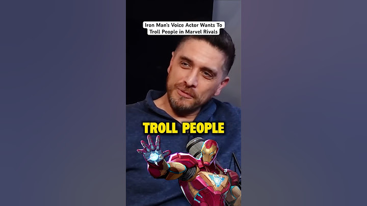Iron Man’s Voice Actor Wants To Troll People in Marvel Rivals