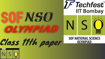 SOF-NSO Class 11th paper...