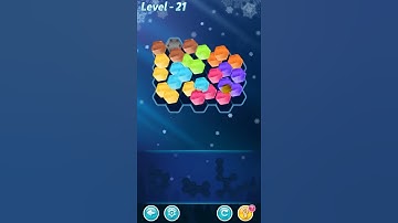 BLOCK! Hexa Puzzle! Skilled Level 21 (Rotate) - Lösung Solution Walkthrough