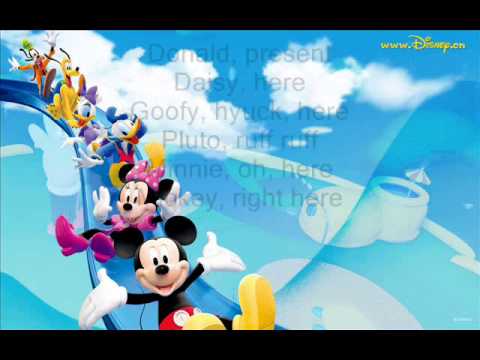 Mickey Mouse Club Theme Song Lyric Video