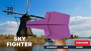 How to make an f15 eagle jet fighter paper plane