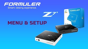 FORMULER Z7+, Menu & Features