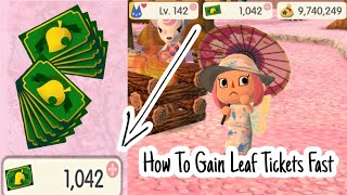 Get Leaf Tickets Fast (1,000 Leaf Tickets) | Animal Crossing Pocket Camp