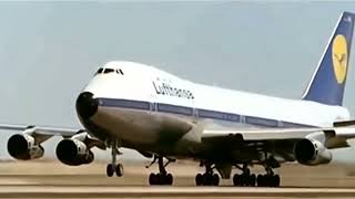 Lufthansa Boeing 747-100 Take-Off From Frankfurt Rhein-Main Airport on January 11, 1972