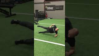 High plank knee drive