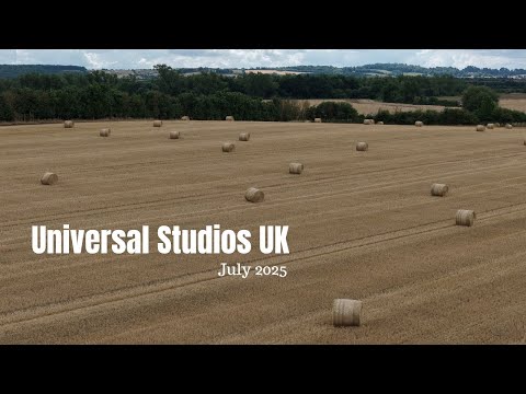 Universal Studios UK July 2025 site visit. It's harvest season!