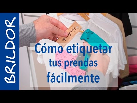 Cómo etiquetar prendas y complementos fácilmente