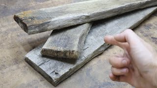 THIS OAK IS OVER 100 YEARS OLD!!! You will be SURPRISED what you can do with it!!!DIY