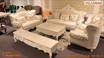 SOFA TÂN CỔ ĐIỂN - 3065 | BỘ GHẾ 123 TÂN CỔ ĐIỂN CAO CẤP NHẬP KHẨU