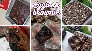 Vlog#26|Eggless chocolate brownie recipe|No egg| Soft & Fudgy with price detail#egglessbrownierecipe screenshot 1
