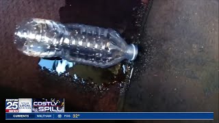 ‘I was shocked’: Water bottle spill blamed for $12K auto repair bill