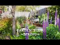 Garden tour springgrow vegetables  flowers in backyardraised beds kitchen gardenseasonal eating