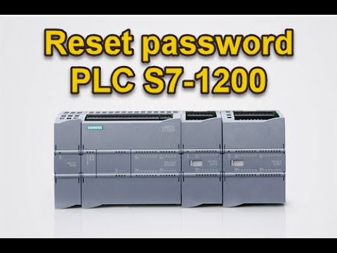 Reset password PLC S7-1200 | Crack PLC S7-1200