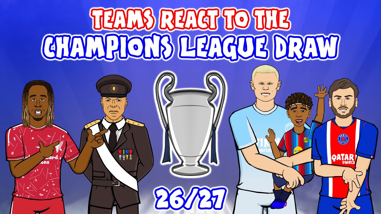Champions League Draw 26/27🏆 Reaction!