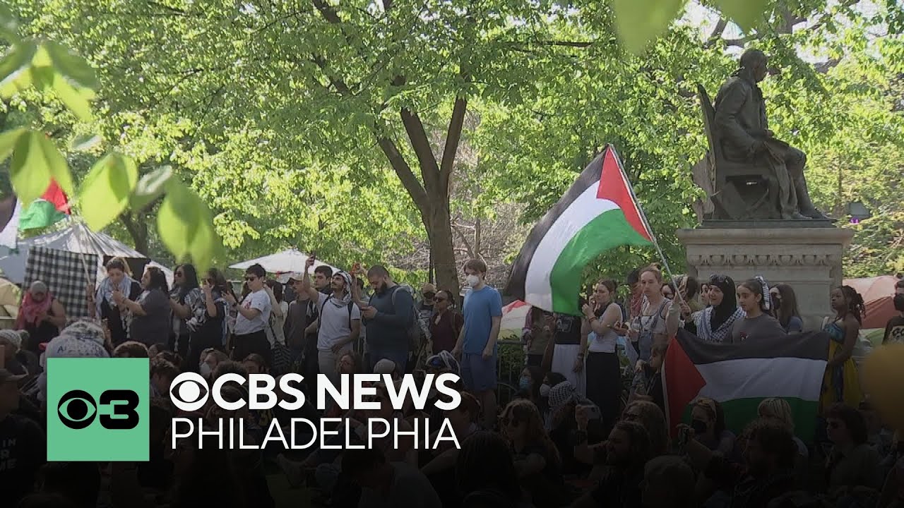 Trespassing notices warn student protesters at University of Pennsylvania to clear encampment