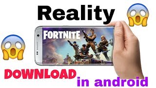 Download Fortnite game in android reality! 🤔| fortnite battle royal in android | fortnite reality screenshot 1