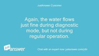 Whirlpool Duet Washer, WFW96HE error code: F08 E01 (water