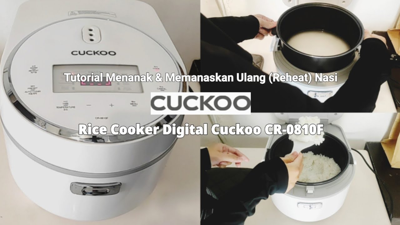Cara Menanak & Menghangatkan (Reheat) Nasi dgn Rice Cooker Digital