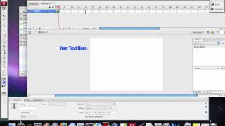 Beginner Flash Tutorial - Motion Tweening (Including easing and rotation)