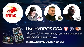 [CVtv] Live HYDROS Q&A with The Reefing Collective
