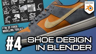 Ftw3Dforge Shoe Design In Blender Tutorial 04 Speed Patching