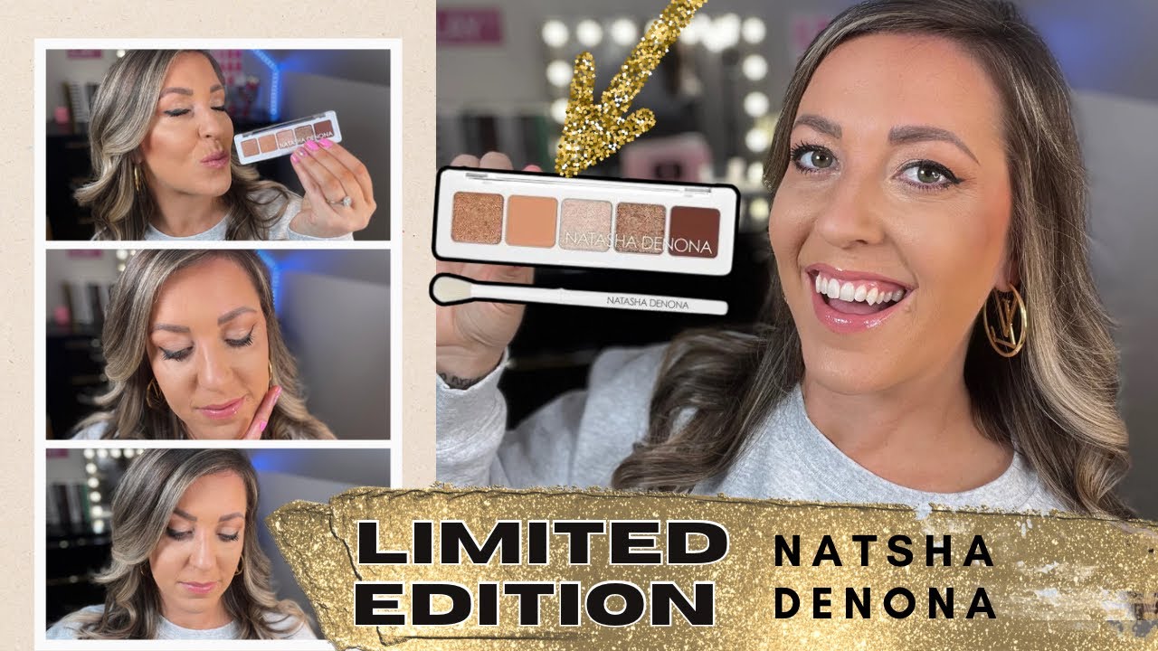 Everyday Glam Eyes ft NEW LIMITED EDITION Natasha Denona Mini Nude Palette 