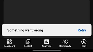 YouTube studio something went wrong retry problem 2026 | yt studio not working 