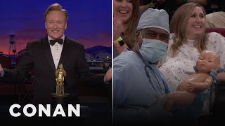 A Baby Is Born At The #CONAN Audiencey Awards | CONAN on TBS