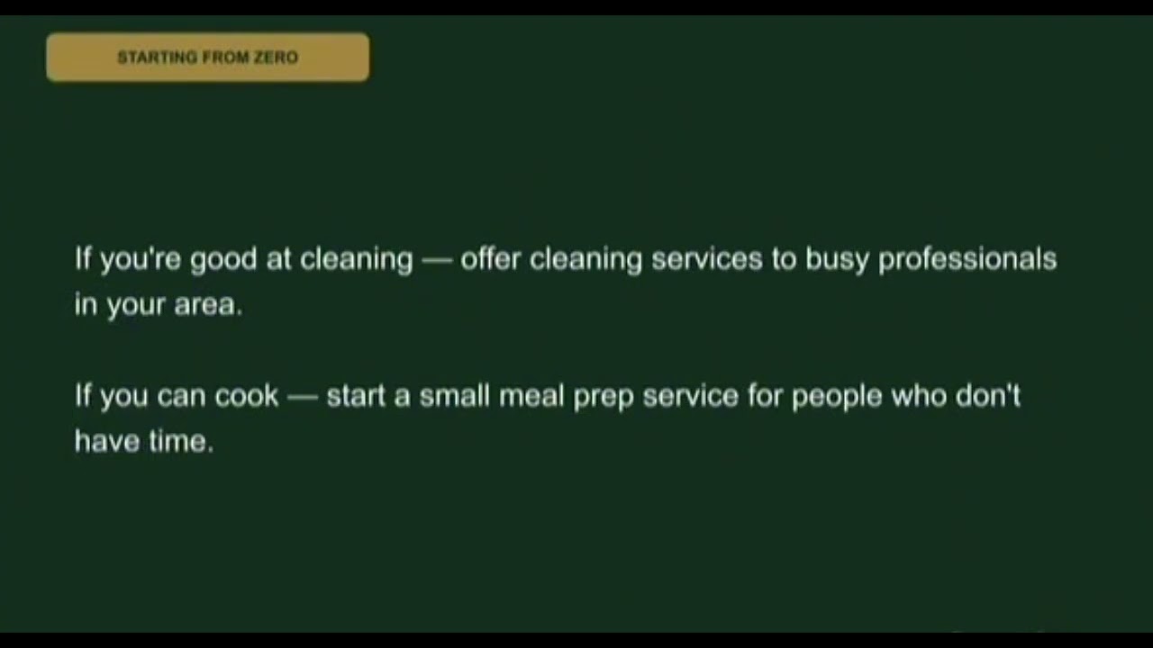 How to start from scratch 