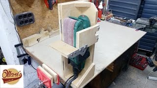 Watch me how i made a multi purpose Belt sander Stand for edge sanding, sharpening. This is a Parkside Belt sander from Lidl, I