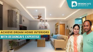 WATCH : Why This Young Couple INSTANTLY Chose DESIGNCAFE for their Dream Home Interiors | Home Tour