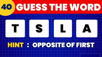 Scrambled Word Quiz Game #40 - Unscramble The 4 Letters Jumbled Word - Anagram Solver