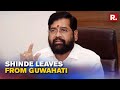 Eknath Shinde To Leave From Guwahati To Meet Maha Guv Today, Republic Reports From Rebel MLAs' Hotel