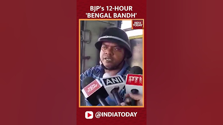 Bengal Bandh | Kolkata Protest | Kolkata Horror | India Today