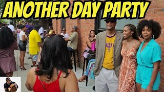 Day party downtown with Q's and Aka's