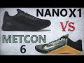 Reebok Nano X1 Versus Nike Metcon 6 Training Shoe Review