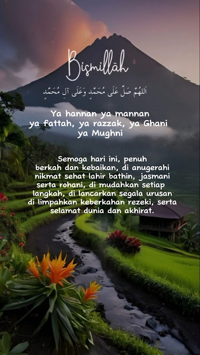 Semoga hari ini, penuh berkah dan kebaikan, di anugerahi nikmat sehat lahir bathin. #doapagi #story