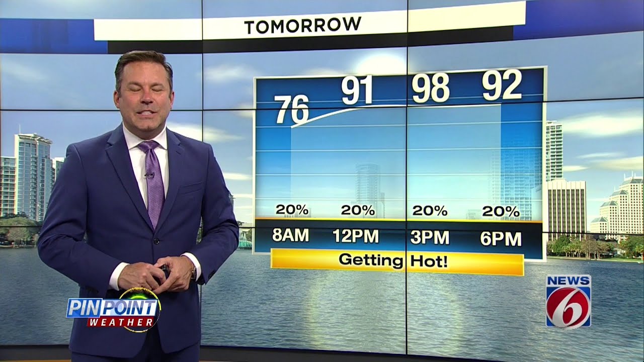 Temps will hit the 90s in Central Florida on Saturday - YouTube