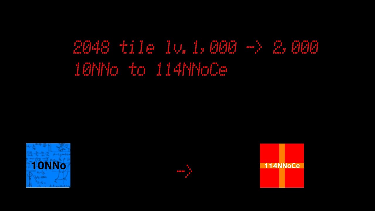 2048 tile Part 2 : lv.1,000 to lv.2,000 - YouTube
