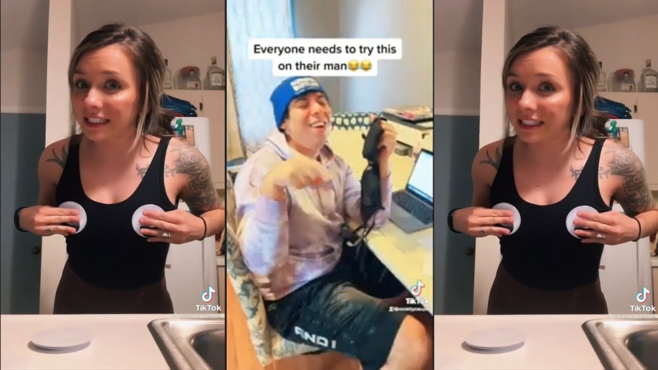 "Putting Googly Eyes On My Nips To Suprise My Husband" Latest Tik Tok